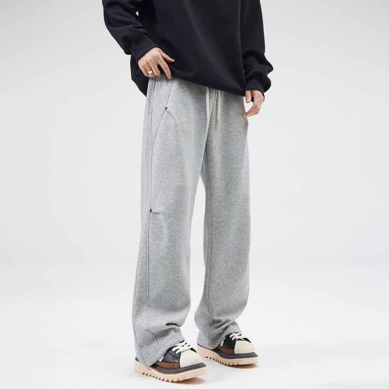 Men's Autumn and Winter Design Elastic Sports Sweatpants