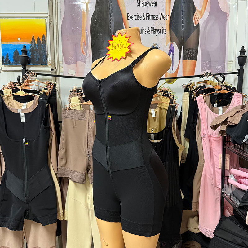 Women's Tank Top Shapewear New Plus Size Bodysuit Women's Slim Strap Shapewear Underwear Hip Lifting Zipper Tummy Control