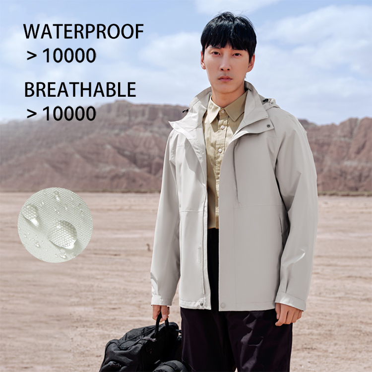 Outdoor Windproof Hiking Camping Rain Jacket