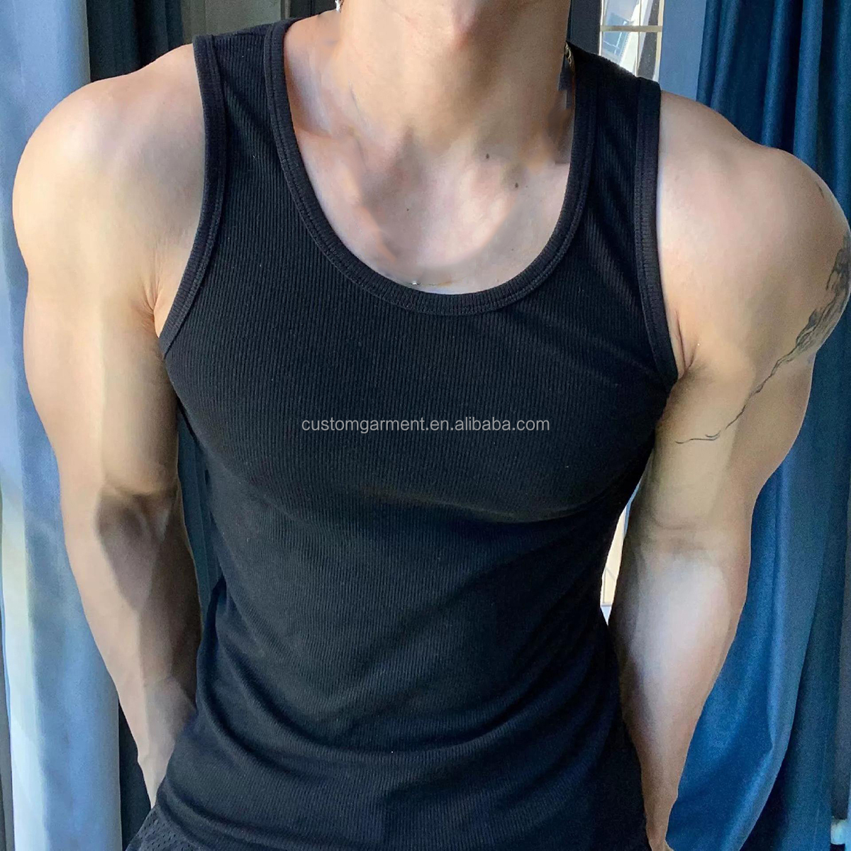 Rib Tank Top Detail 4