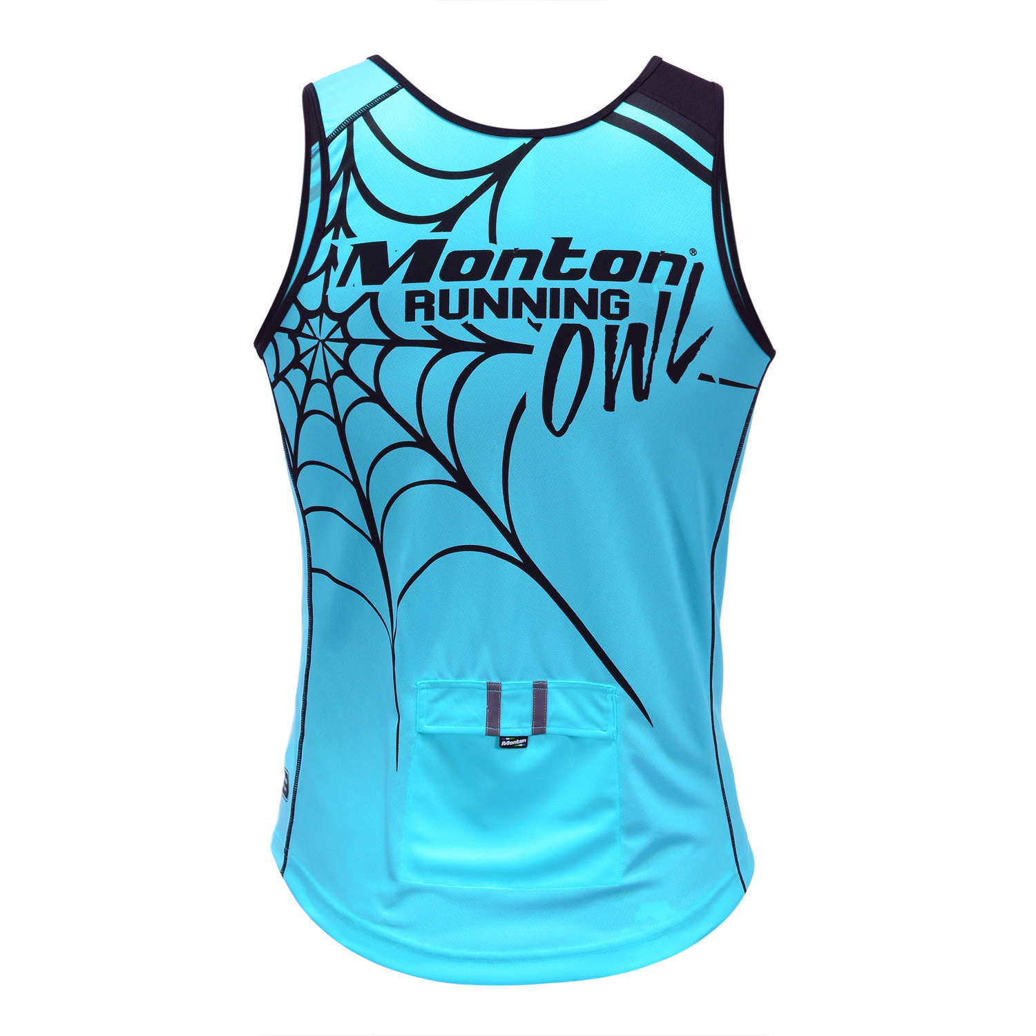 Monton Sublimation Night Run Marathon Running Vest Custom Mens Running Clothing tank Tops Singlet