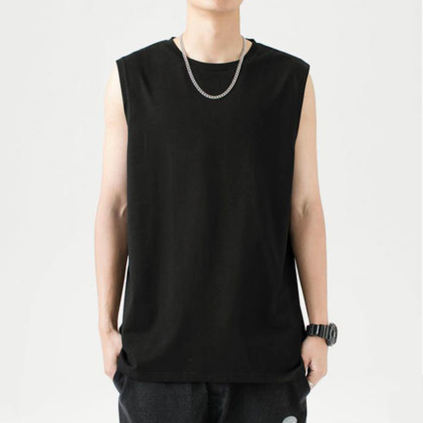 Mens Gym Vest Top 100% Cotton Street Wear Summer Bodybuilding Muscle Sleeveless Gym Design Men's T-Shirts tank Top Men