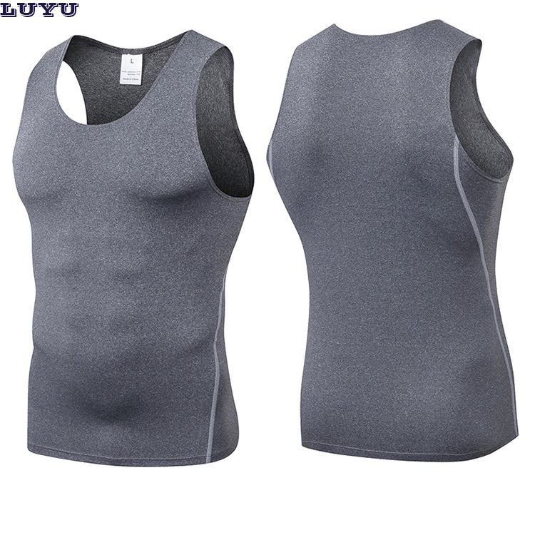 LuYu Men's Loose-fit Modal Sports Tank Top Fitness Running Quick Dry Vest Training Sleeveless Shirts