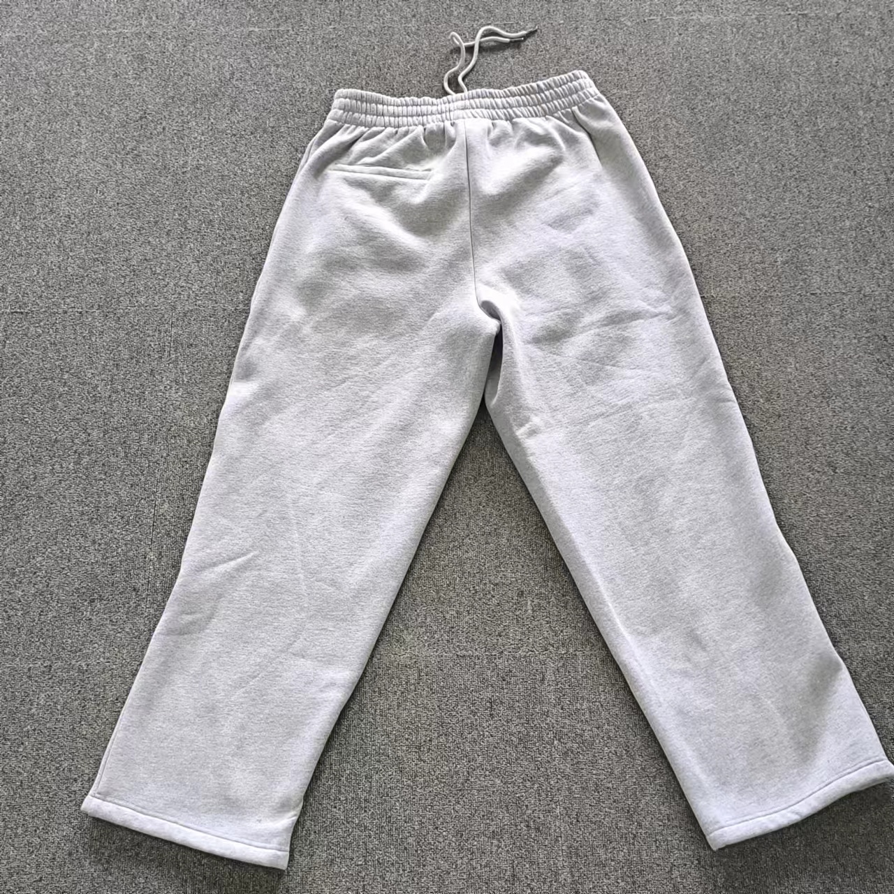 Manufacturer Custom Baggy Heavyweight Flare Wide Leg Sweat Pant Acid Wash Sun Faded French Terry Oversize Striped Men Sweatpants