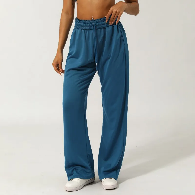 Tapered Casual Sweatpants with Elastic Cuffs for Workout, Lounge & Streetwear