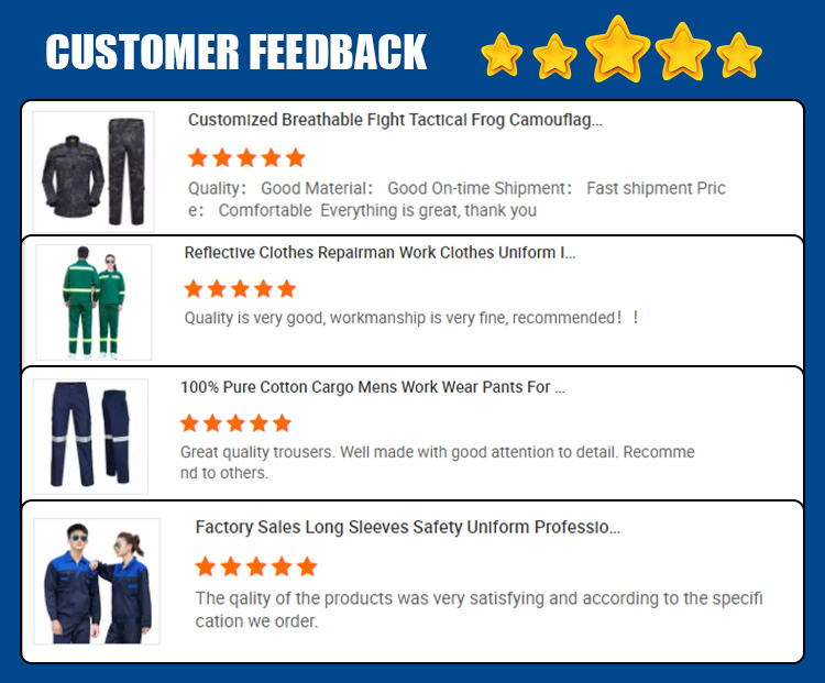 Cargo Work Pants Quality Display