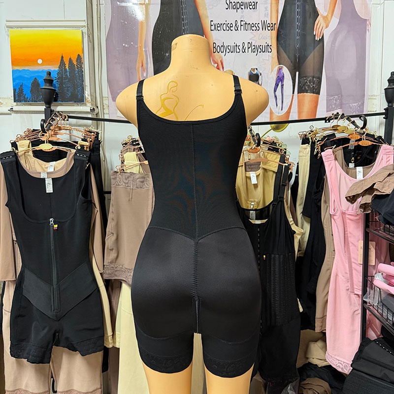 Women's Tank Top Shapewear New Plus Size Bodysuit Women's Slim Strap Shapewear Underwear Hip Lifting Zipper Tummy Control
