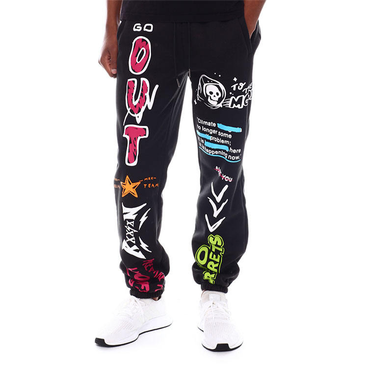Fashion Design Custom Printing Hip Hop Sweatpants Men Long Pants Jogger Casual Men Track Pants