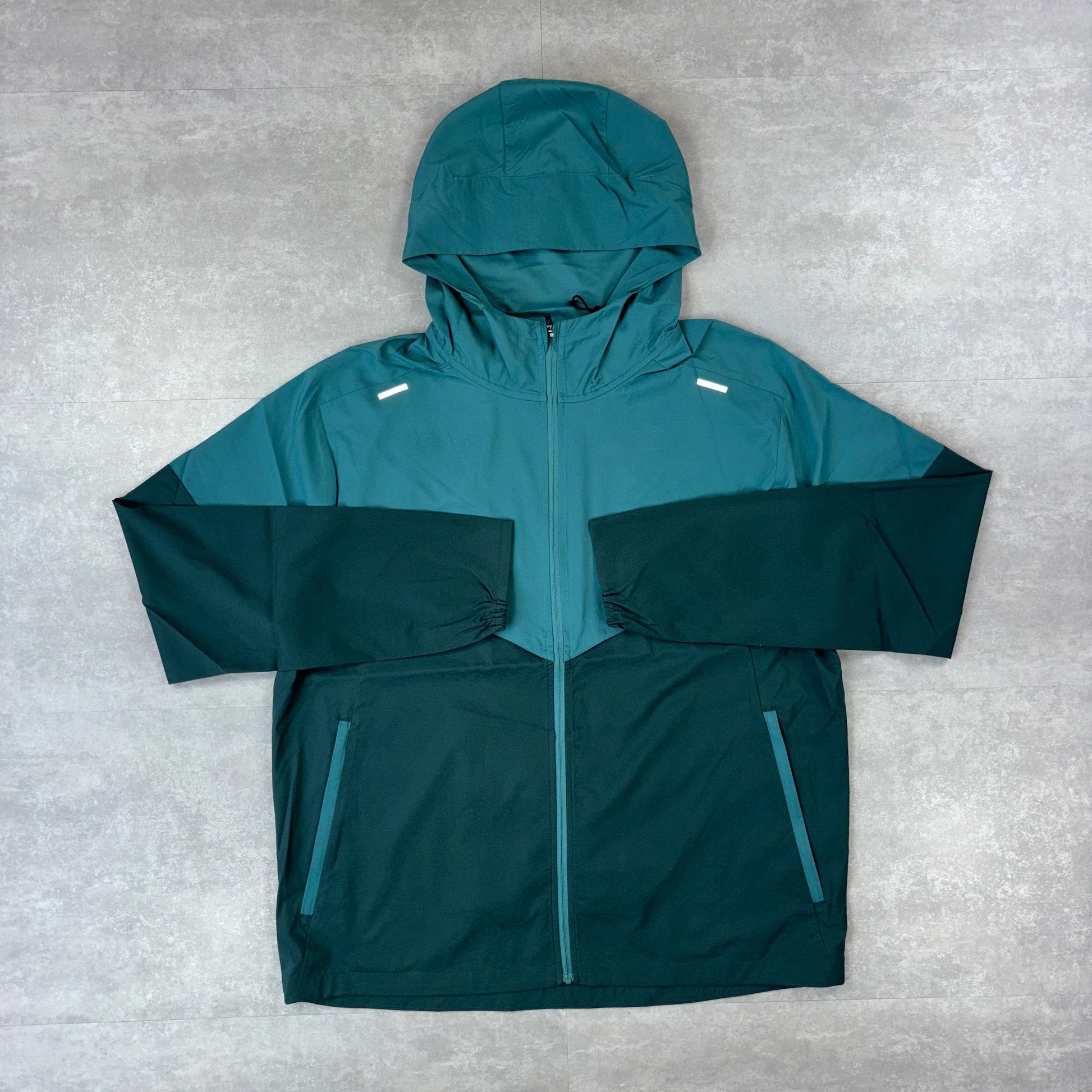 Men Plus Size Casual Windbreaker Tracksuit Lightweight Jacket Pants Breathable Fabric Comfortable Fit Stylish Training Solid
