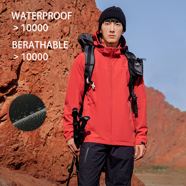 Outdoor Windproof Hiking Camping Rain Jacket