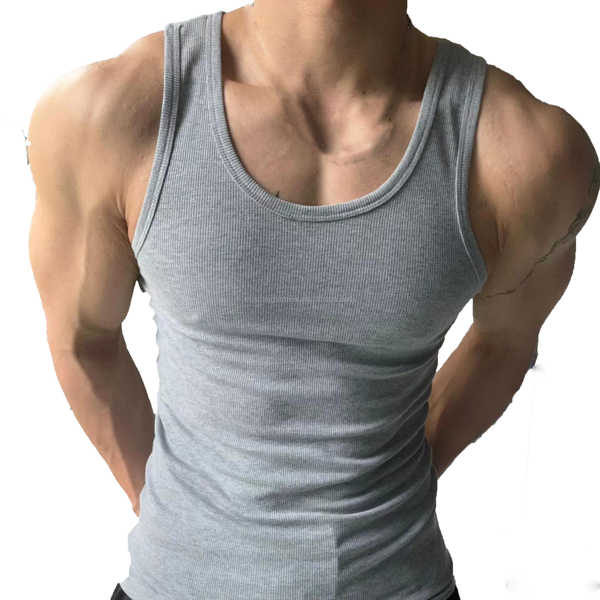 Rib Tank Top Detail 5