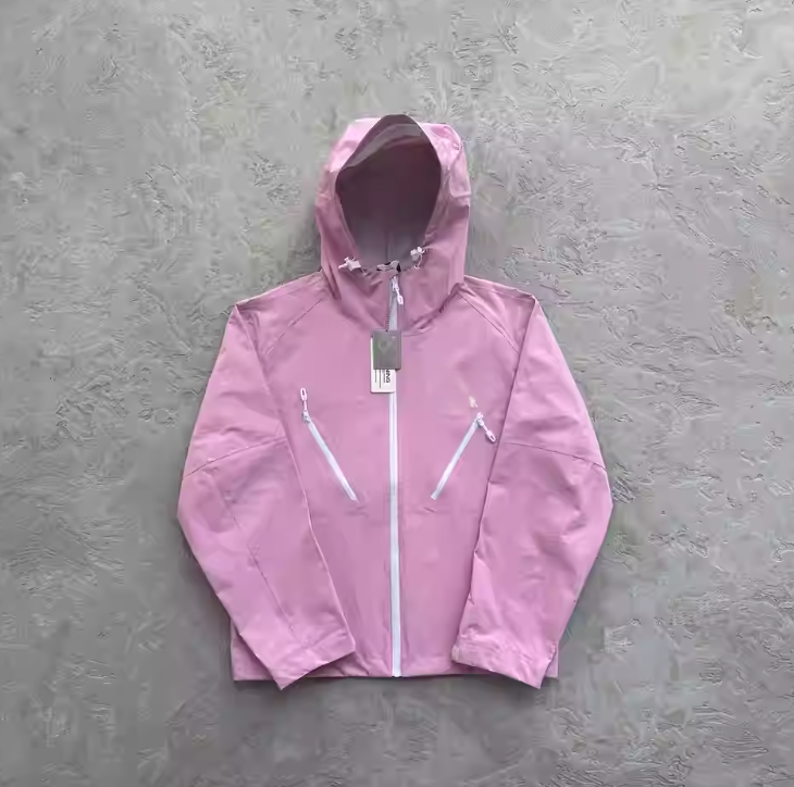 Mertra Water Reactive Outdoor Waterproof Jacket Man Soft Shell Windbreaker Canvas Stand Hooded Streetwear Color Change Silicone