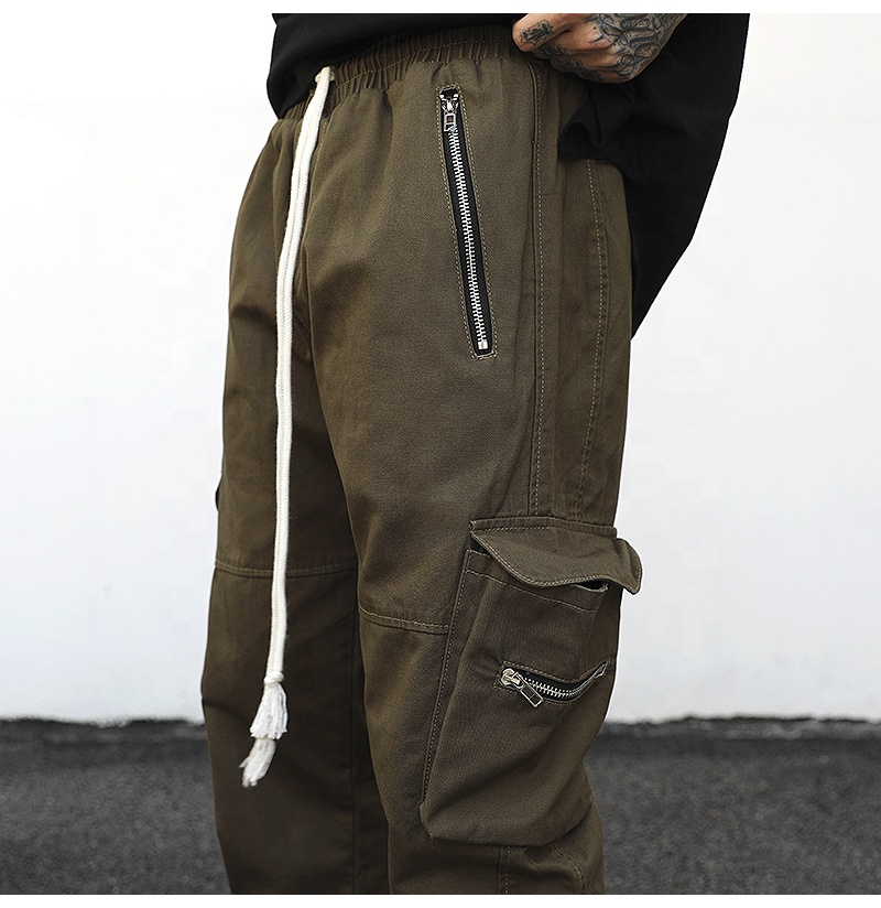 OEM Latest Trousers for Men Men Street Wear Stock Drop Shipping Tactical Pants Men Cargo