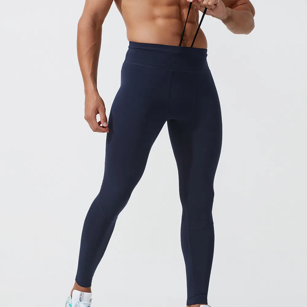 Men Tight Leggings Casual Jogger Trousers Men Fashion Gym Running Sweatpants Detail 3