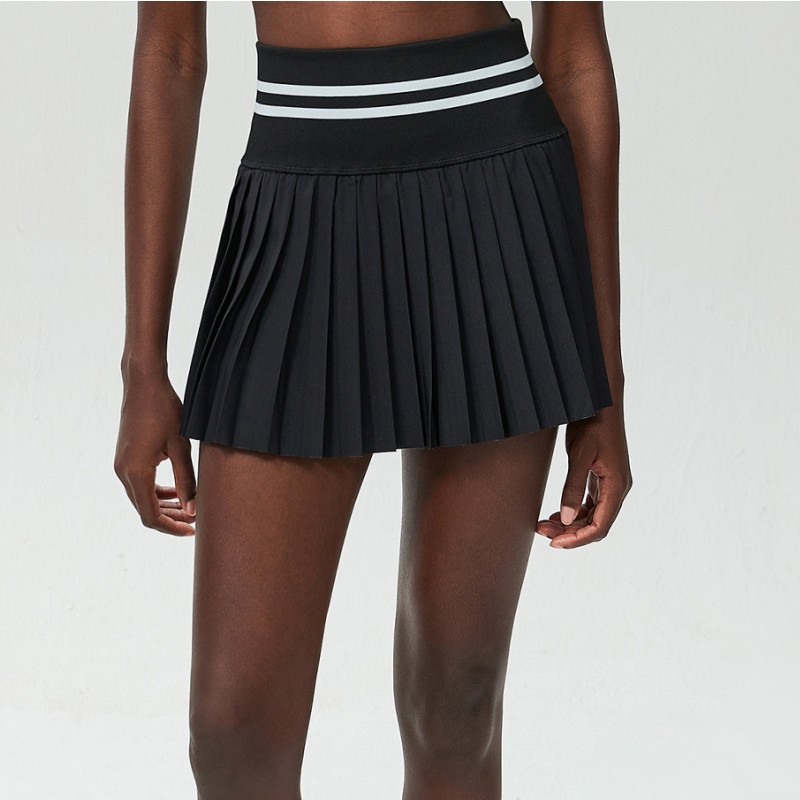 High Waist Sports Fitness Short Skirt Women's Quick Dry Running Badminton Tennis Skirt Pleated Pickleball Skirt