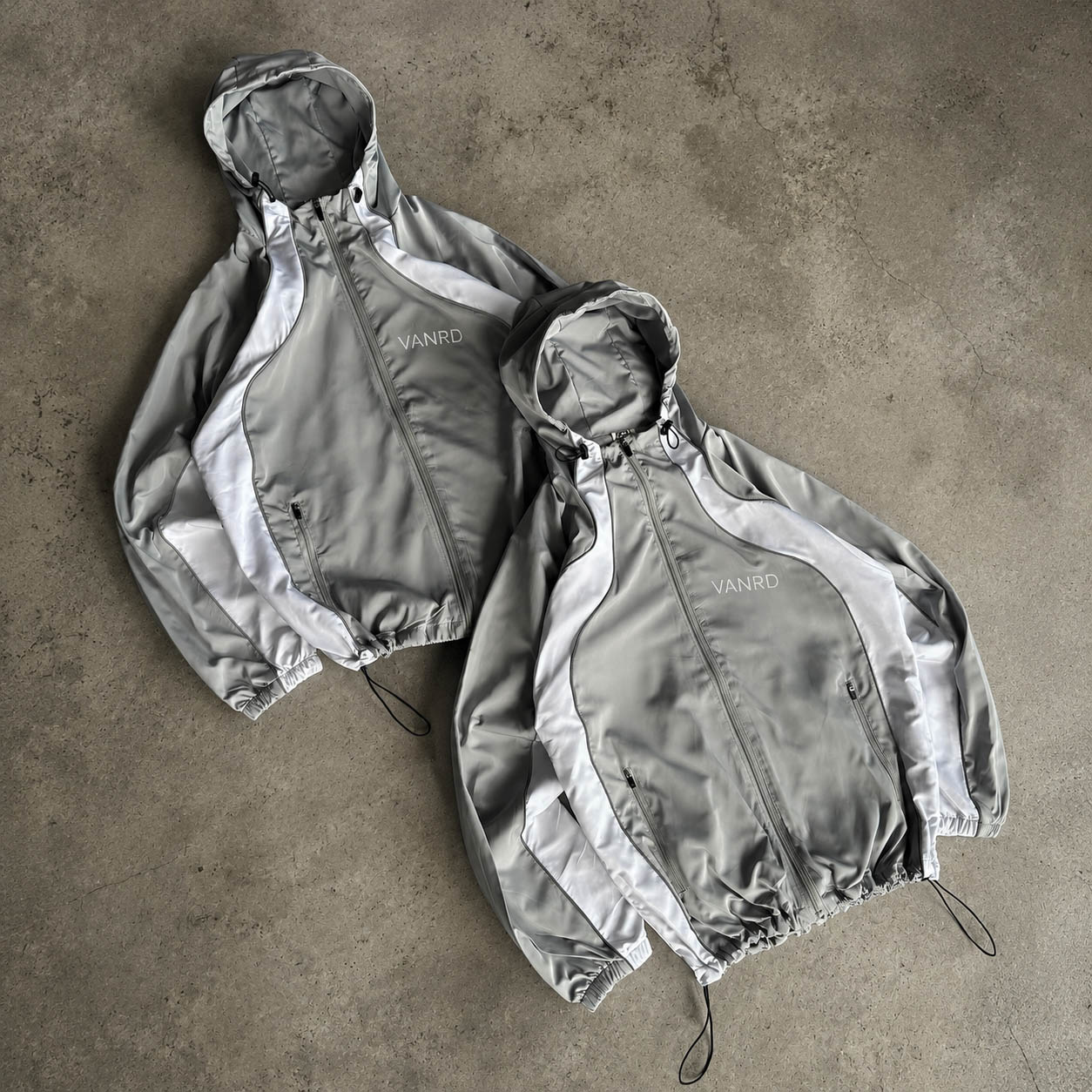 Fashion Design Windbreaker Jacket Manufacturer Custom High Quality Nylon Patchwork Zip Up Hoody Coat Windbreaker Jacket For Men
