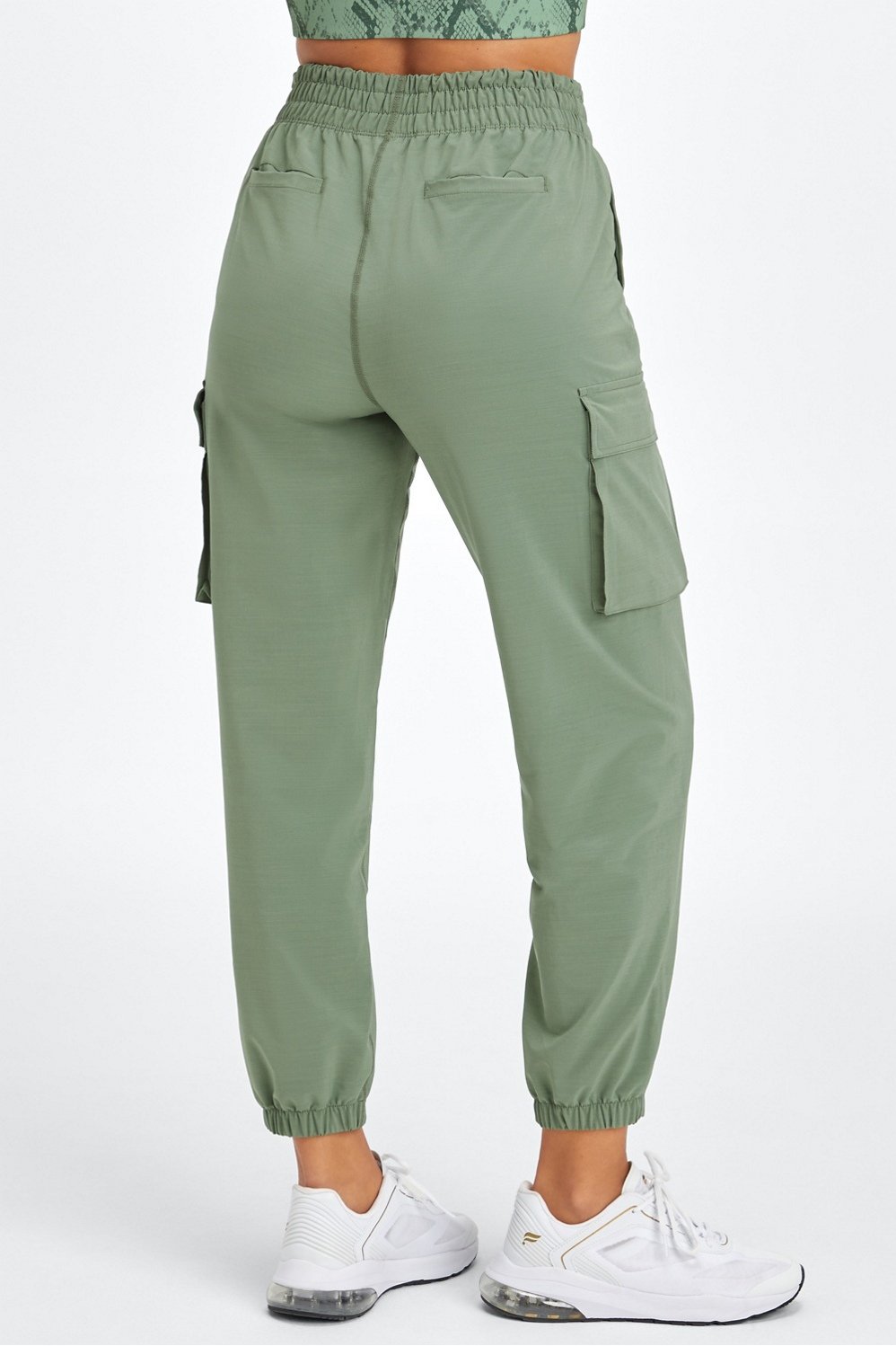 High Waisted Women's Gym Pants with Side Cargo Pockets Stretchy Elastic Waistband Breathable Quick Dry for Sports OEM ODM