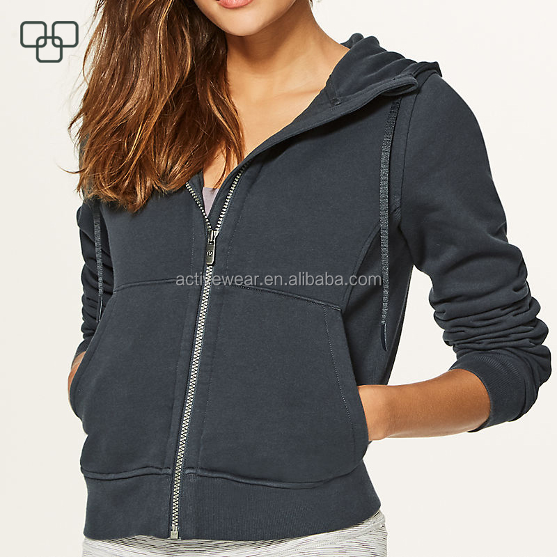 Climbing Hiking Sports Jackets Womens Coat With Fleece Custom Dry Fit Workout Thumbholes Yogawear