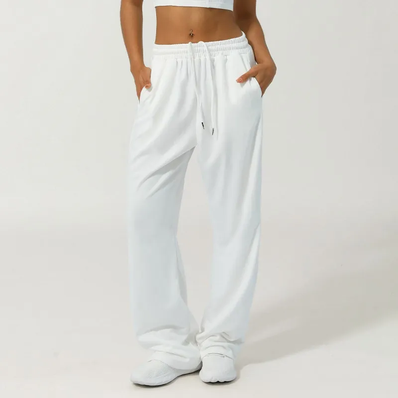 Tapered Casual Sweatpants with Elastic Cuffs for Workout, Lounge & Streetwear