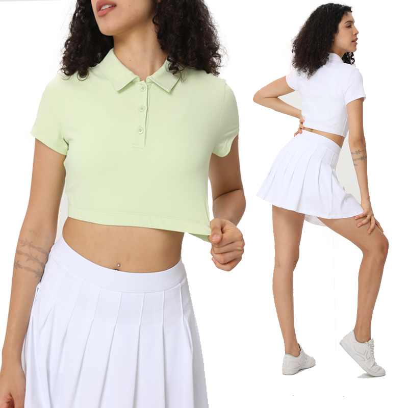 Clearance Discount Women Sexy Tennis Skirts Athletic Fashion Golf Badminton Solid Breathable Gym Push up Yoga Tights Sportswear