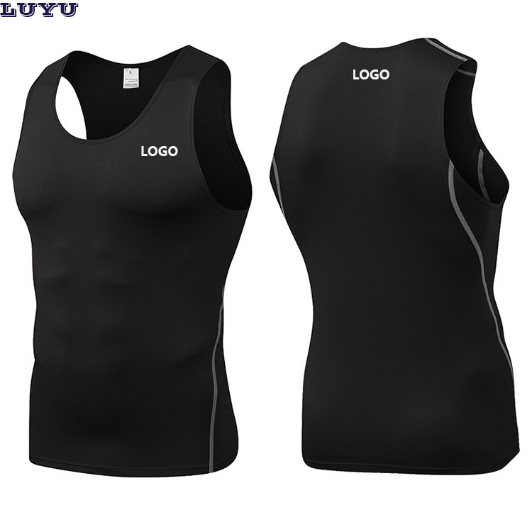 LuYu Men's Loose-fit Modal Sports Tank Top Fitness Running Quick Dry Vest Training Sleeveless Shirts