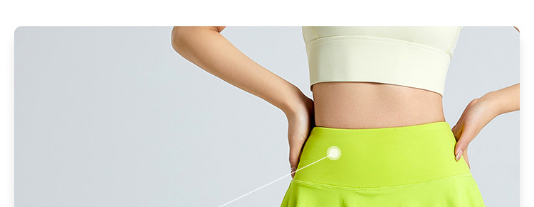 High Waisted Athletic Golf Skorts