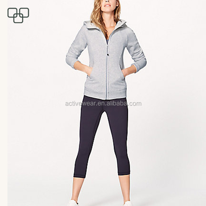 Climbing Hiking Sports Jackets Womens Coat With Fleece Custom Dry Fit Workout Thumbholes Yogawear