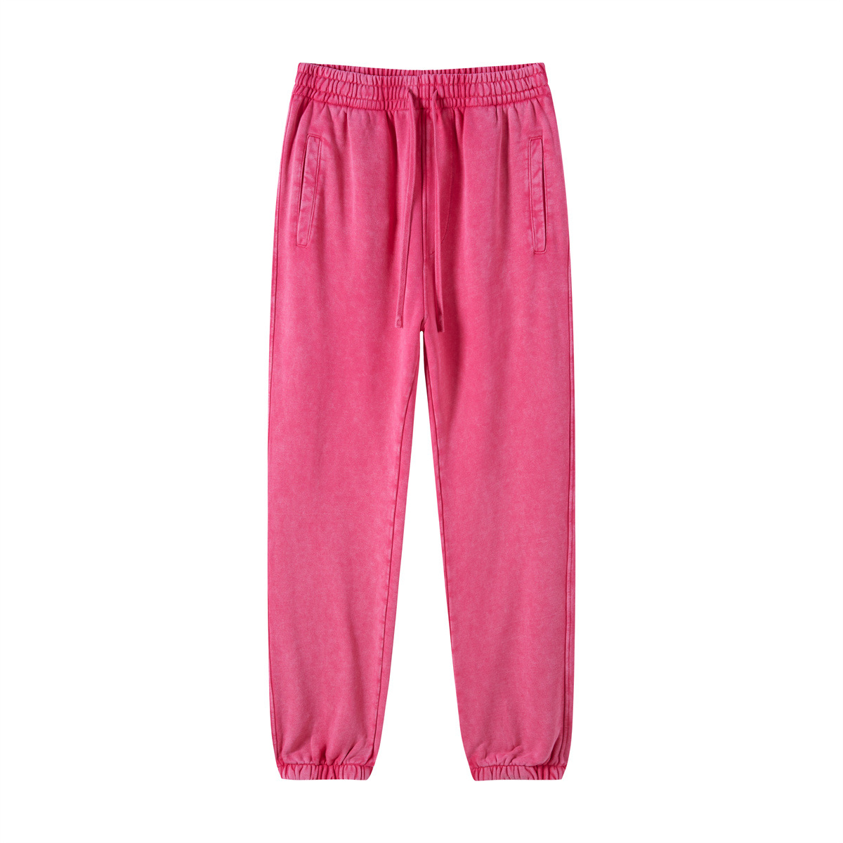 Men's Casual 100% Cotton Breathable Drawstring Closure Street Style Jogger Pants Sweatpants