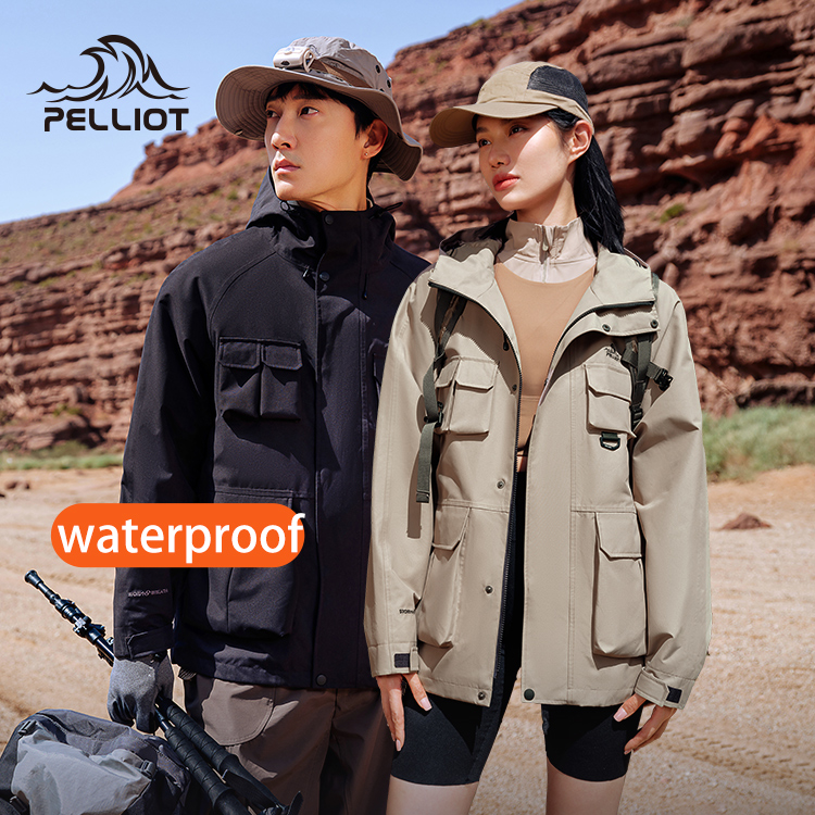 Outdoor Windproof Hiking Camping Rain Jacket