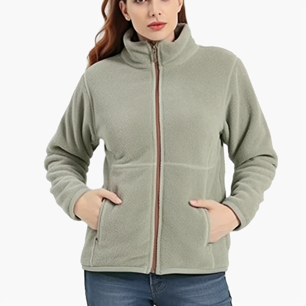 Custom Winter High Quality Long Sleeve Turn-down Collar Outdoor Zipper Patchwork Sherpa Full-Zip Fleece Jacket for Men