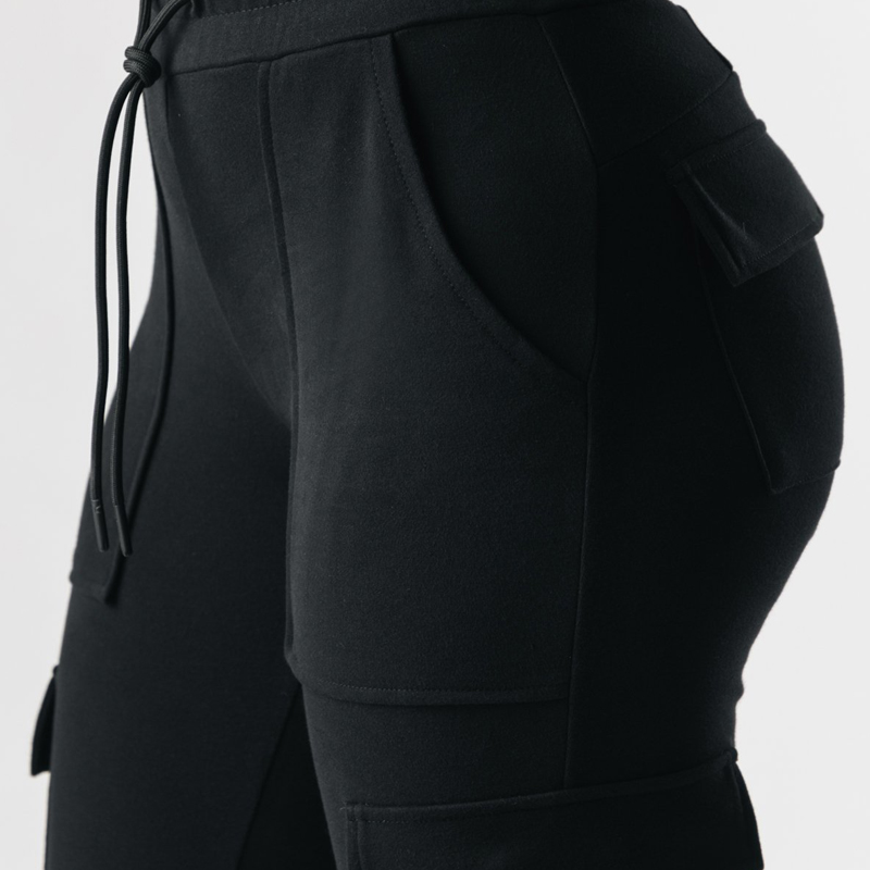 Women's Custom Joggers Tapered Leg Cargo Pants High Waist Quick Dry XL Size Winter Summer 89% Polyester 11% Spandex Loose