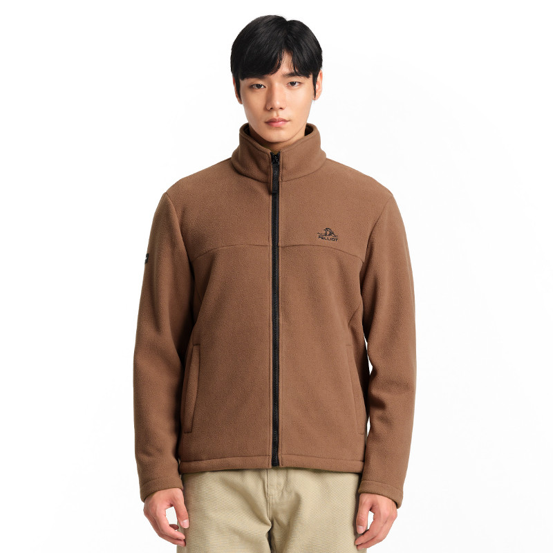 PELLIOT Man Women Warm Stand Collar Polar Plush Outdoor Hiking Fleece Jacket