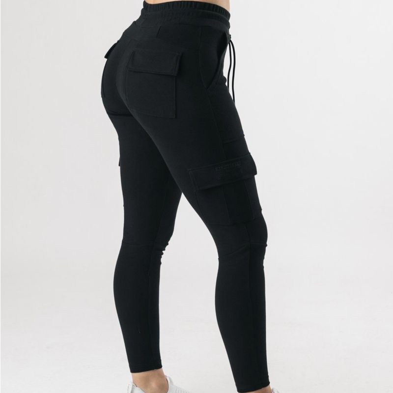 Women's Custom Joggers Tapered Leg Cargo Pants High Waist Quick Dry XL Size Winter Summer 89% Polyester 11% Spandex Loose