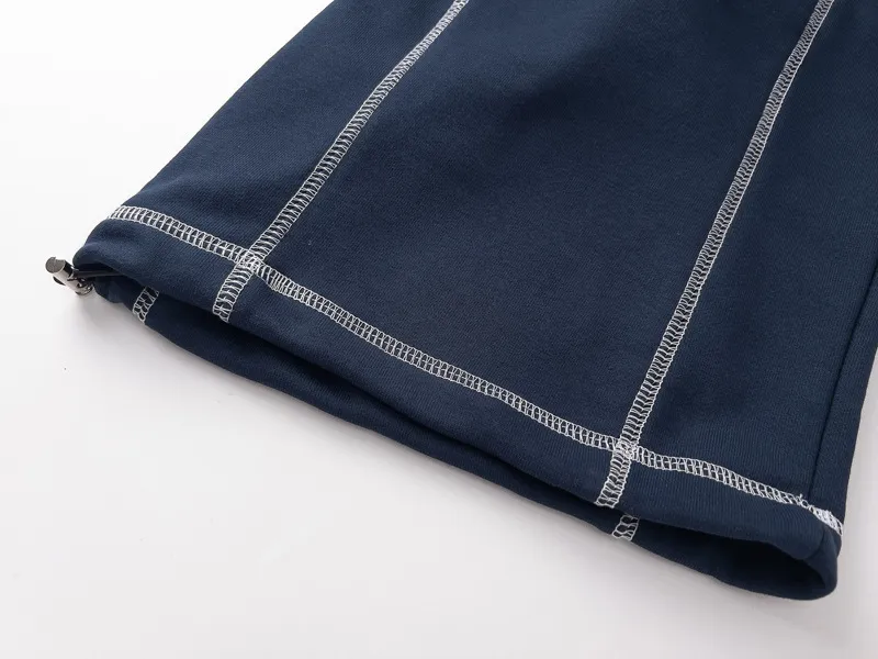 Custom Screen Printing Obvious Sewing Cotton Sweatpants
