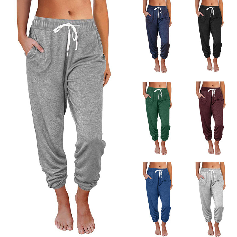Women's High Waist Joggers Sweatpants Casual Loose Jogger Pants with Pockets