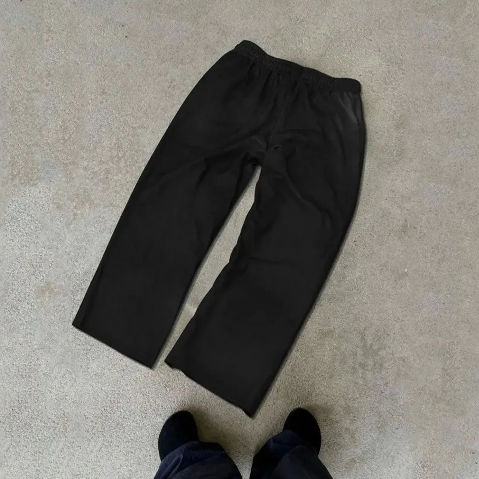 Custom Casual Hip Hop Workout Cotton Vintage Streetwear Baggy Track Pants Fashion Straight Leg Sweatpants for Men Printing Loose Youth Trousers