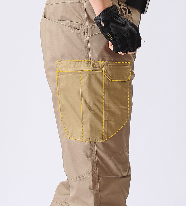 Cargo Work Pants Front View