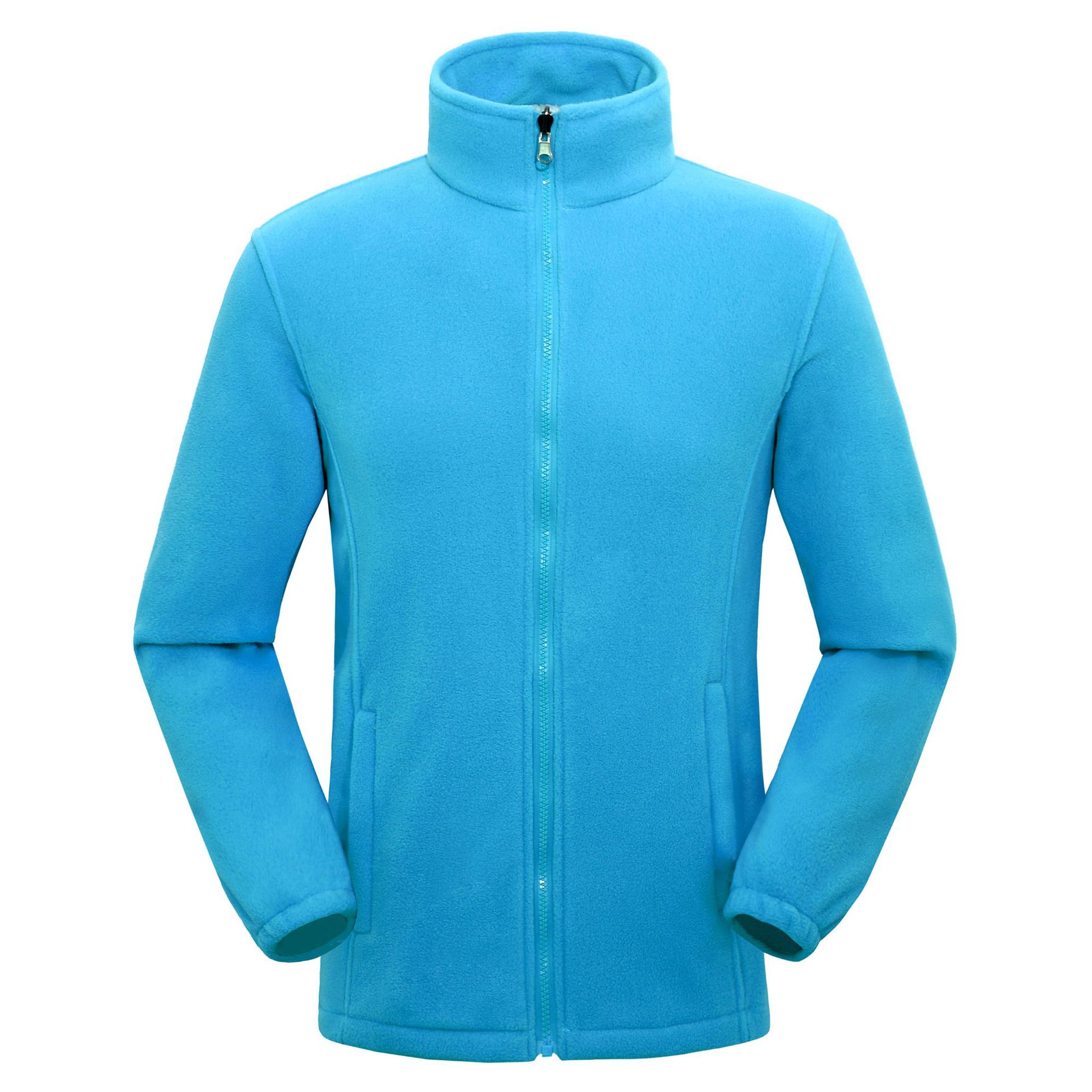Outdoor Autumn/Winter Solid Fleece Lining Windbreaker Jacket Thickened Unisex Warm Activity Clothing