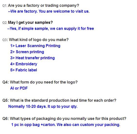 FAQ Overview