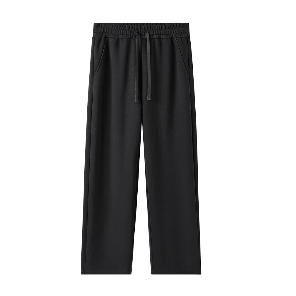 Custom Heavyweight Cotton Sweatpants Straight Leg Loose Fit Unisex Winter Thick Joggers