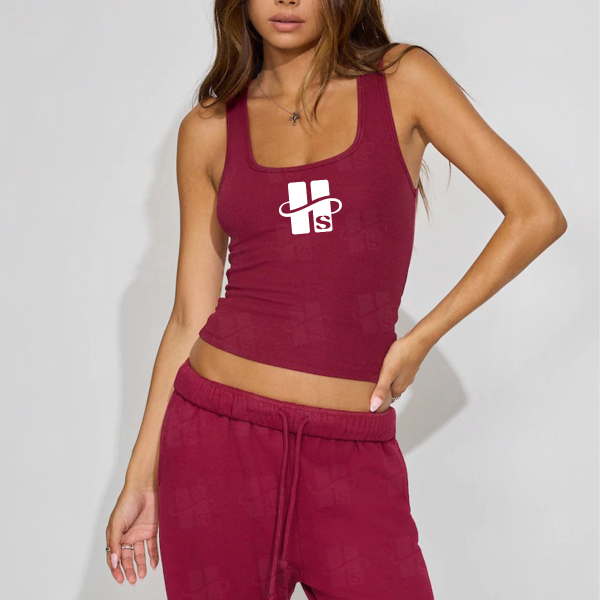 Custom Logo High Quality Short Workout Sleeveless Women Tank Tops Breathable Soft Thick Ribbed Tank Tops For Women