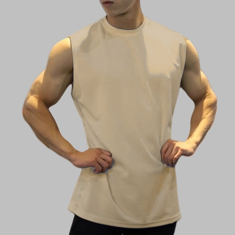 Wholesale Sports Workout Tank Tops Men Gym Singlets Custom Quick Dry Breathable Fitness Training Sleeveless Shirts