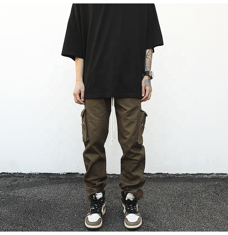 OEM Latest Trousers for Men Men Street Wear Stock Drop Shipping Tactical Pants Men Cargo