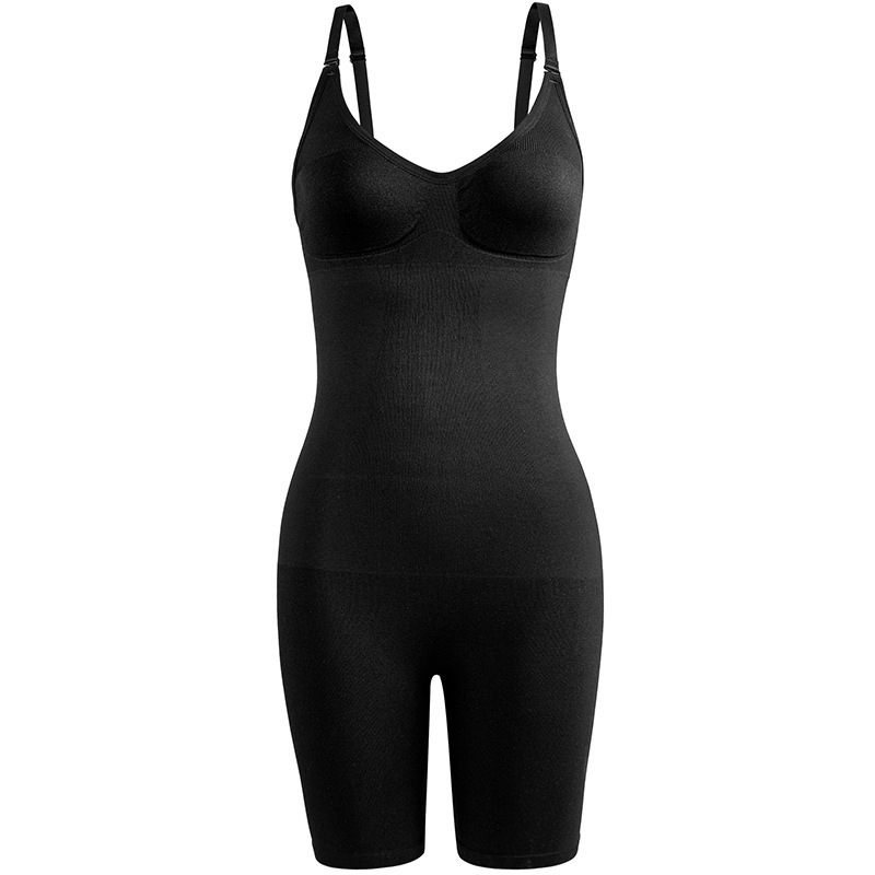 Hot Selling Ladies Shaperwear Bodysuit Women's Seamless Summer Jumpsuit With Short Sleeves for Tummy Control for Bodybuilding