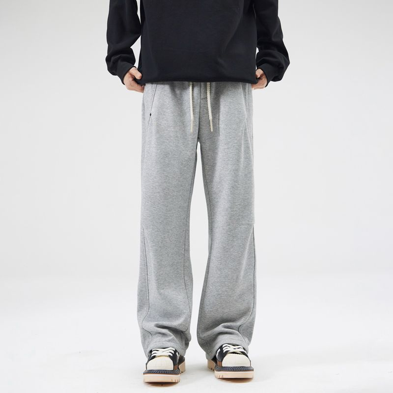 Men's Autumn and Winter Design Elastic Sports Sweatpants