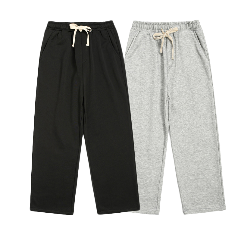 2026 Hot Selling 100% Cotton Elastic Waist Hip Hop Sweatpants Soft Comfortable High Quality Unisex Heavyweight Winter Joggers