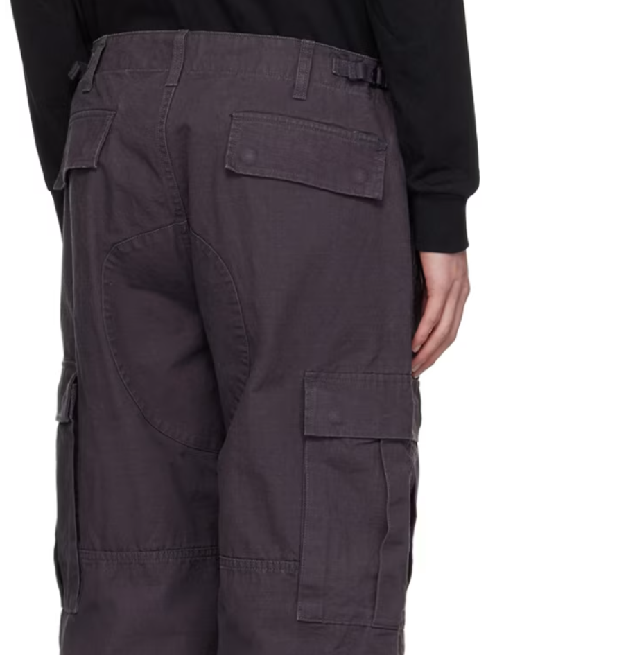Fashionable Cargo Pants Side Pocket Construction