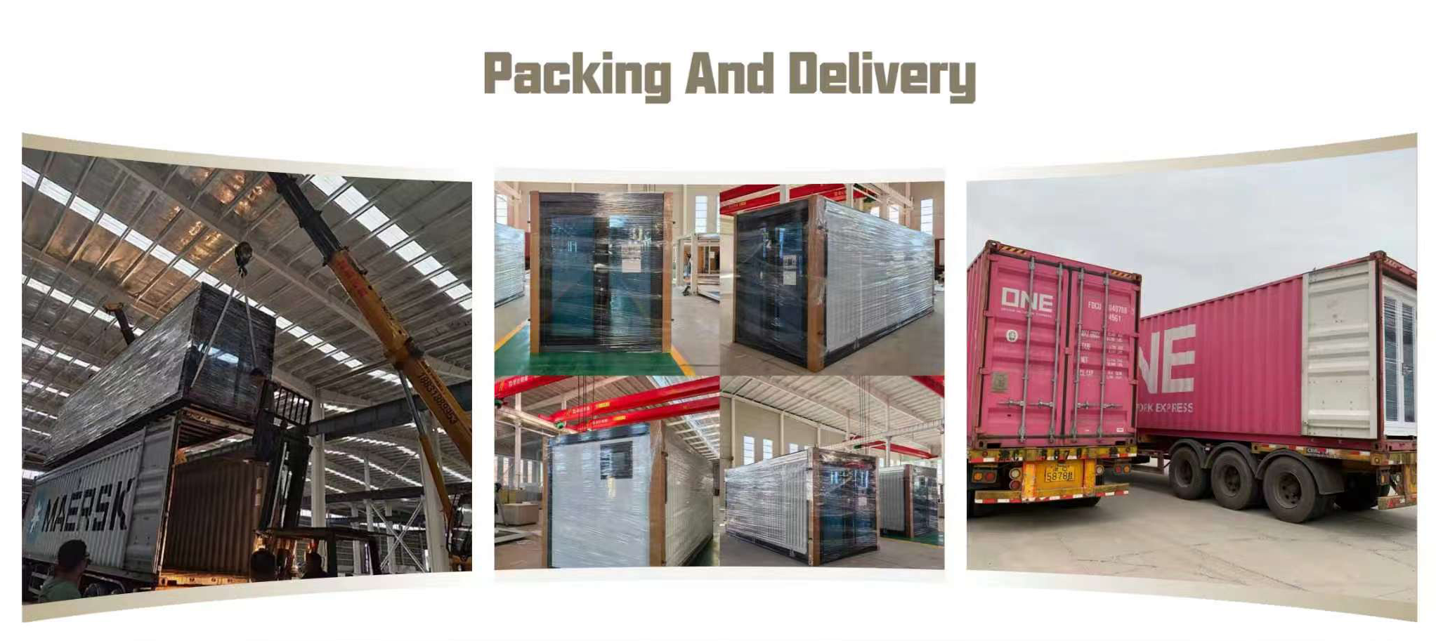 Container package and shipping preparation