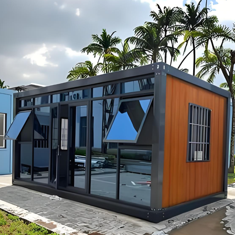 Prefabricated Expandable Steel Structure Container House for Site Office and Labor Camp with Toilet