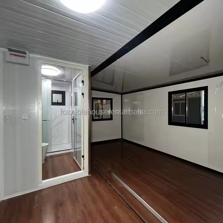 Modern Living Room 2 Bedroom Hotel Office Expansion Foldable Portable Mobile Home Prefabricated Expandable Container House